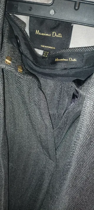 Traje Massimo Dutti Gris Talla 42