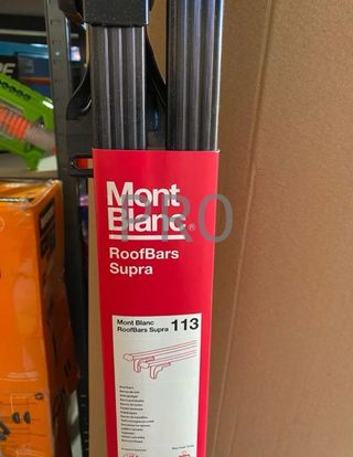 Barras portaequipajes Mont Blanc Supra 113