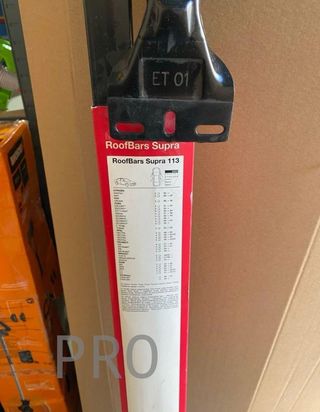 Barras portaequipajes Mont Blanc Supra 113