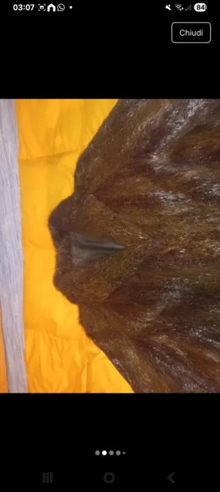 Pelliccia vintage marrone