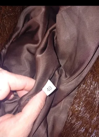 Pelliccia vintage marrone