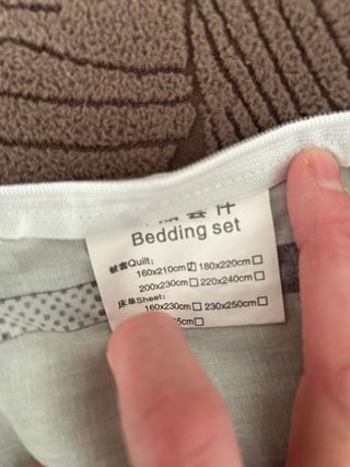 Funda Nórdica Flores Azul y Marrón