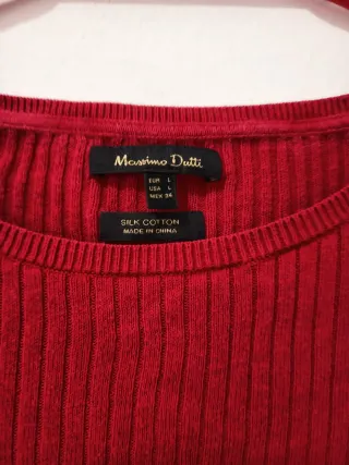 Jersey Massimo Dutti Rojo