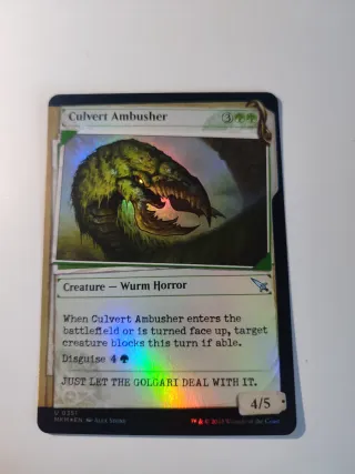 Carta Magic The Gathering Culvert Ambusher Foil