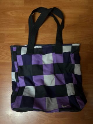 Bolso Deportivo Nike Cuadros Morado