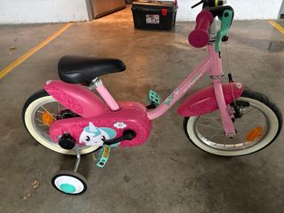 Bicicleta infantil rosa Btwin