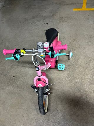 Bicicleta infantil rosa Btwin