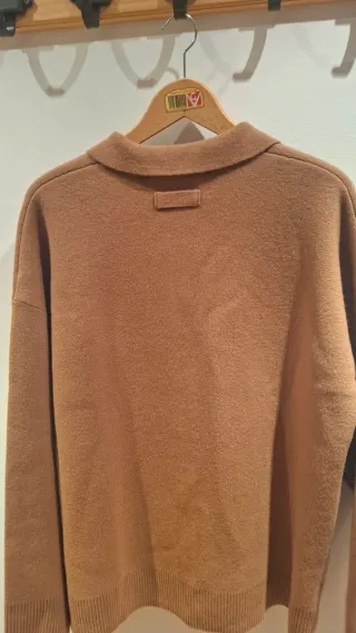 Chaqueta de lana Zara marrón