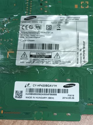 T500HVN05.0, DE SAMSUNG UE42F5500AW, (ref-220)