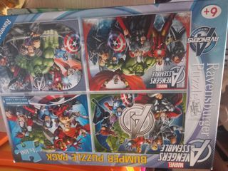 Puzzle Ravensburger Avengers 4x100 piezas