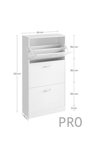 Zapatero con 3 Compartimientos VASAGLE