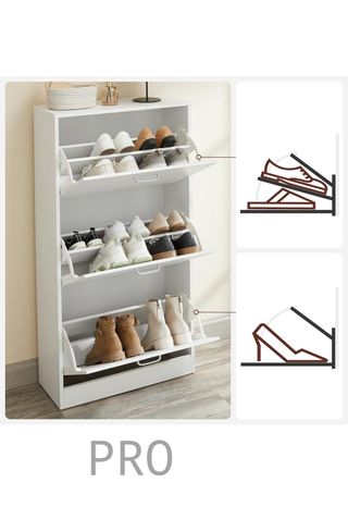 Zapatero con 3 Compartimientos VASAGLE