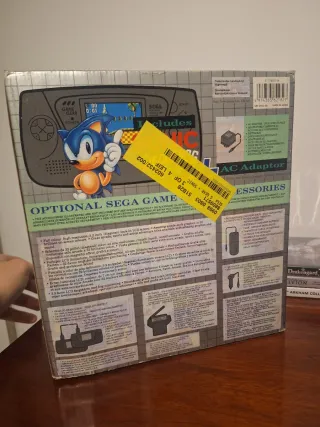 Consola Sega Game Gear Sonic Pack