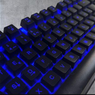 Teclado y Mouse Gaming Retroiluminado Azul