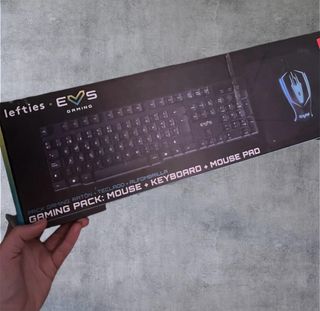 Teclado y Mouse Gaming Retroiluminado Azul