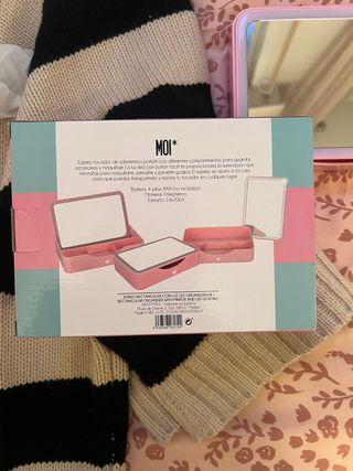 Espejo Tocador MOI* con Luz LED Organizador