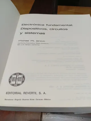 Electrónica fundamental: dispositivos, circuit y s