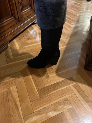 Botas altas Farrutx negras y grises