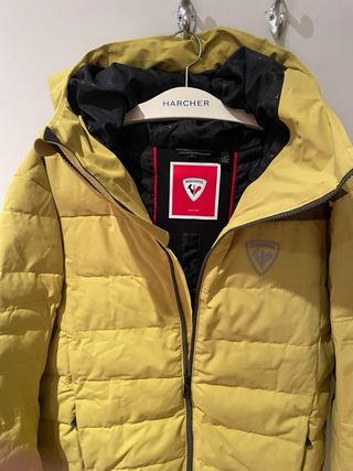 Conjunto Esquí Rossignol Amarillo y Verde/marrón.