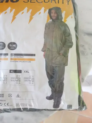 Chubasquero Vito Security XL Verde Nylon
