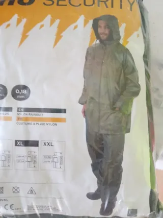 Chubasquero Vito Security XL Verde Nylon