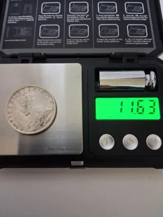 Plata India Británica 1919.