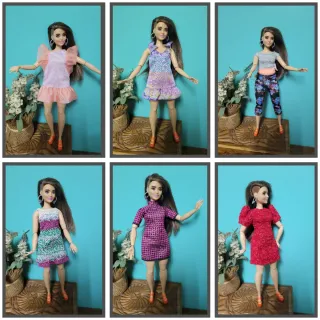 Lote de Ropa para barbie curvy