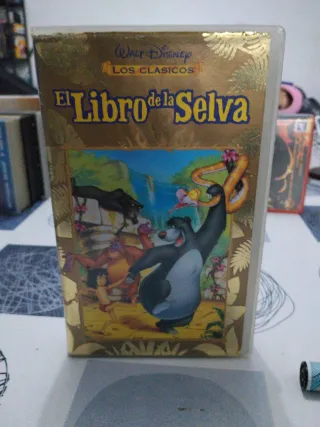 VHS El Libro de la Selva Clásicos Disney