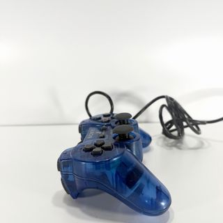 Controller PlayStation 2 Blu Trasparente