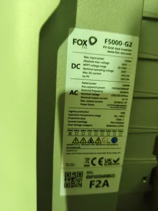 Inversor Fox ESS F5000