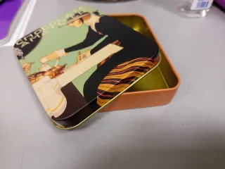 Caja Metálica Vintage Decorativa