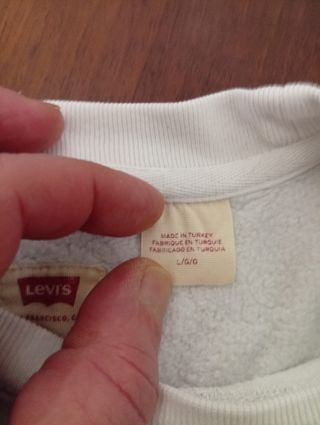 Felpa Levi's girocollo bianca