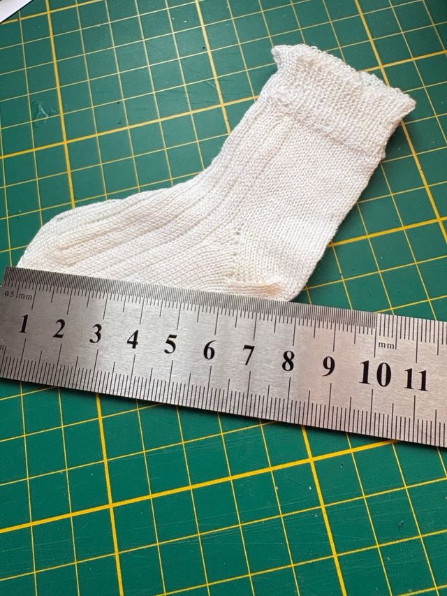 Lote calcetines muñeca antiguos