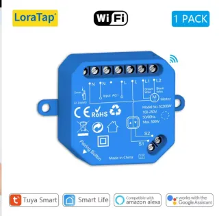 LoraTap Tuya Interruptor Persiana Inteligente WiFi