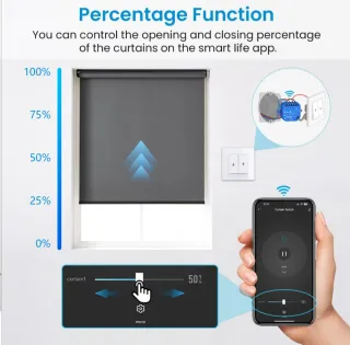 LoraTap Tuya Interruptor Persiana Inteligente WiFi