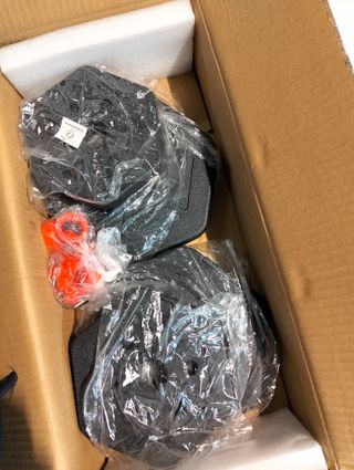 Mancuernas SONGMICS 10 kg 2en1 con barra de conexión