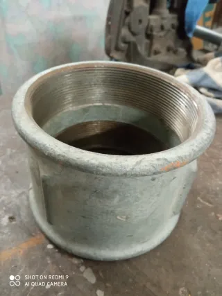 Manguito galvanizado 4 pulgadas