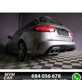 Difusor de paragolpes trasero para Mercedes Clase