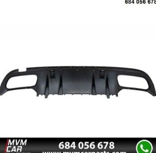 Difusor de paragolpes trasero para Mercedes Clase