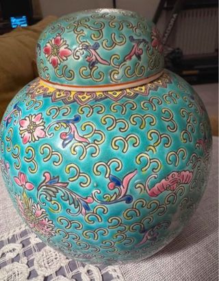 Vaso Cinese Ginger Jar con Coperchio