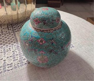 Vaso Cinese Ginger Jar con Coperchio