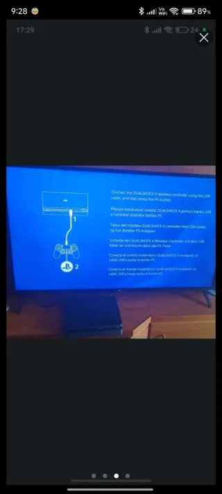 PS4 Slim + 2 Mandos + Cables ++leer descripción++