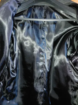 Chaqueta de cuero legítimo para hombre