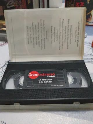 VHS La Máscara del Zorro