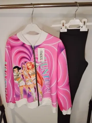 Conjunto niña Kpop chaqueta y leggings