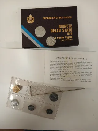 Monete San Marino 1974 Serie Ridotta