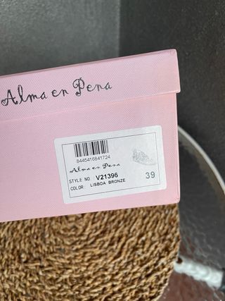 Sandalias  con pedrería alma en pena