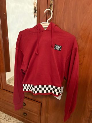 Sudadera Vans Mujer Talla XS Roja