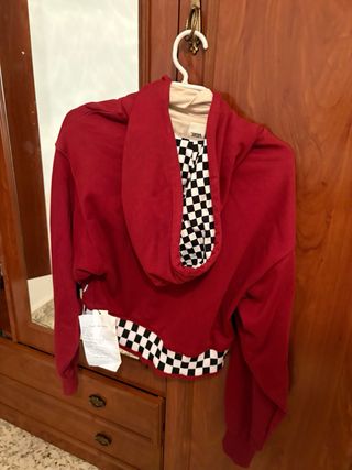 Sudadera Vans Mujer Talla XS Roja
