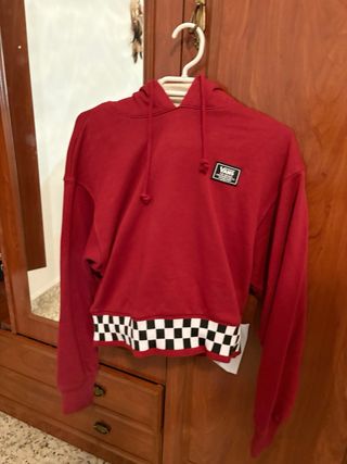 Sudadera Vans Mujer Talla XS Roja